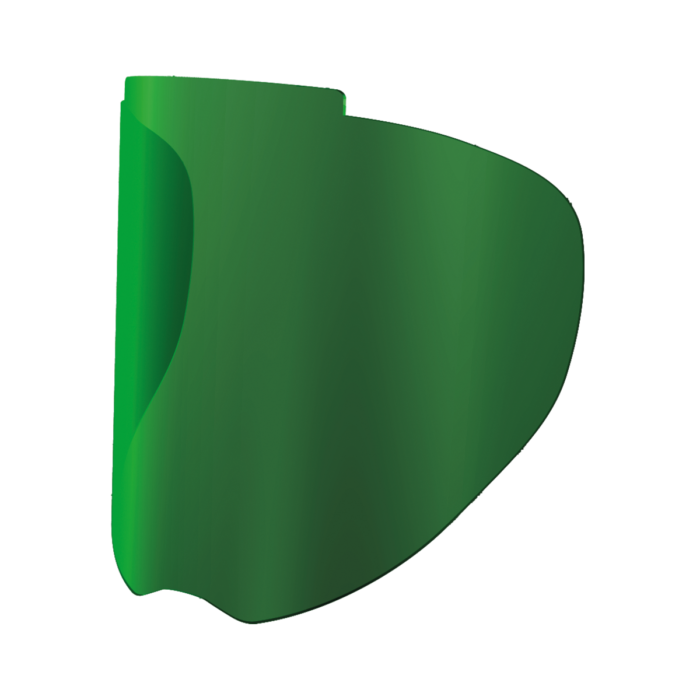Lens ( 2 Pack) in green that add a shade level of 5 to the Optrel Clearmaxx Series welding helmet.