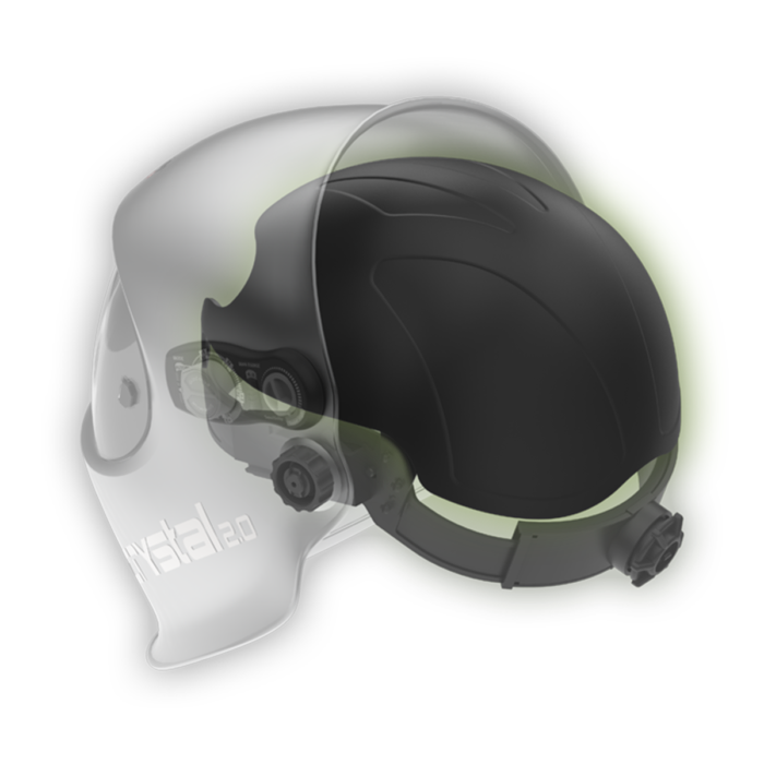 Bumpcap Insert with foam inlay, cover lens, and adjustable knob. Fits only with standard headgear.