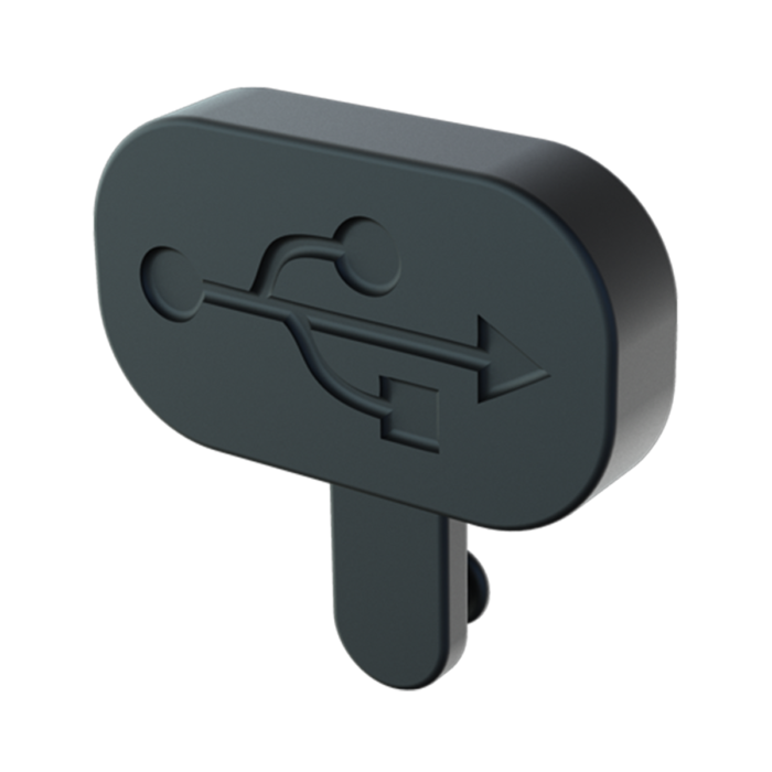 USB Charging Port Cover, suitable for Optrel Panoramaxx & Helix Series welding helmets.