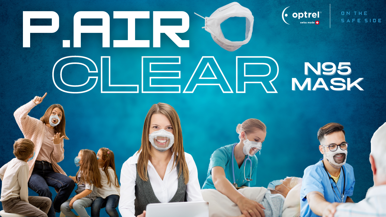 P.Air Clear N95 clear mask