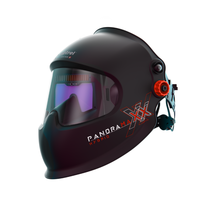 Panoramaxx Hybrid - Black: Laser-Welding Helmet