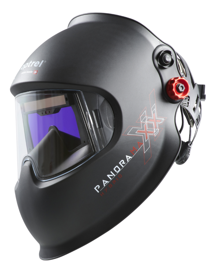 Panoramaxx Hybrid - Black: Laser-Welding Helmet - Image 2