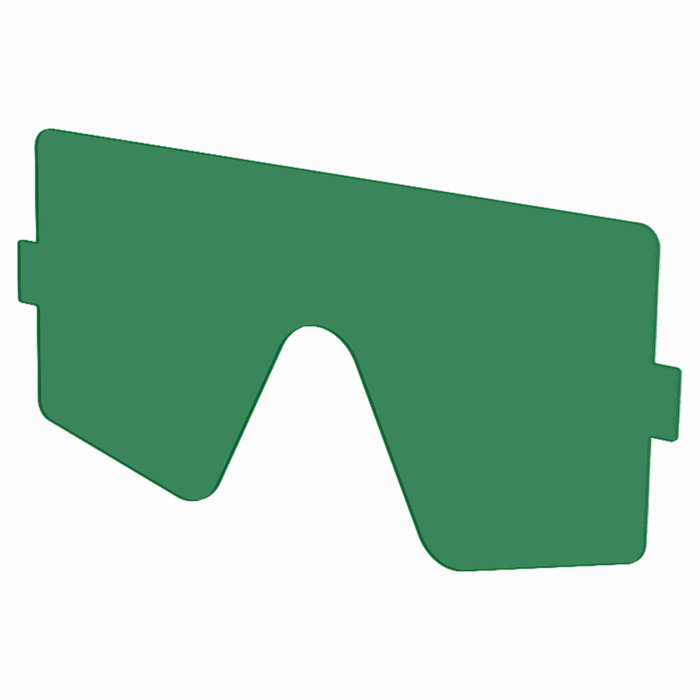 Inside Cover Lens Dark Green, +2.0 shade levels for Panoramaxx and Helix Series (set of 5)