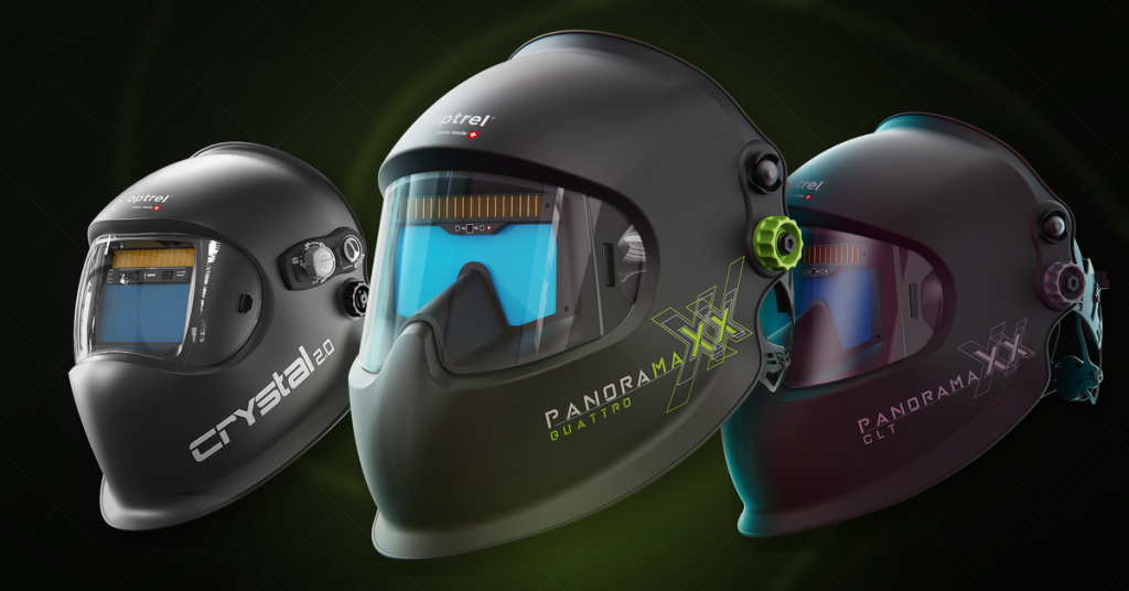 optrel certified pre-owned welding helmets